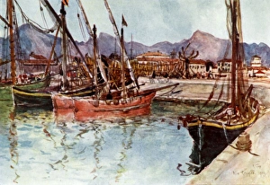 Coasting vessesl in the Harbour at Viareggio, Italy Coasting vessesl in the Harbour at Viareggio, Italy
