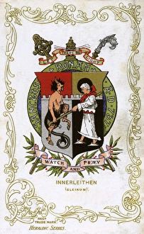 The Coat of Arms of Innerleithen (Cleikum), Scotland The Coat of Arms of Innerleithen (Cleikum), Scotland