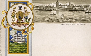 The Coat of Arms of Liverpool, Merseyside, England The Coat of Arms of Liverpool, Merseyside, England
