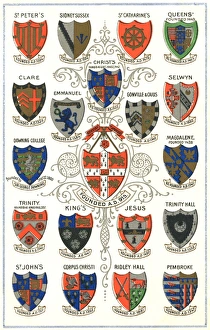 Coats of arms of colleges at Cambridge University Coats of arms of colleges at Cambridge University