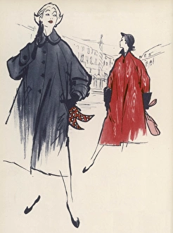 Coats for rainy weather, 1954 Coats for rainy weather, 1954