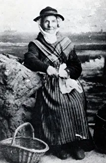 A cockle woman of Pembrokeshire, South Wales A cockle woman of Pembrokeshire, South Wales