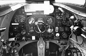 Cockpit of Supermarine Spitfire IXB G-ASJV / MH434
