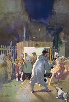Coffee Stall Print by Gordon Nicoll, 1930