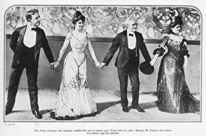 The four Cohans, the famous vaudeville act that The four Cohans, the famous vaudeville act that