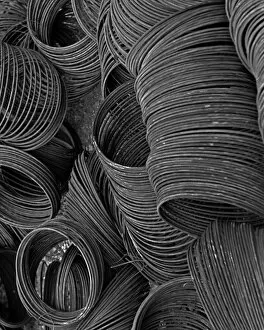 Processing Gallery: Coils of steel wire