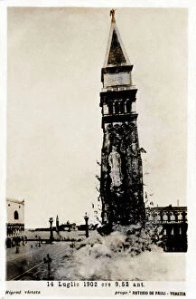 Dust Gallery: Collapse of the Campanile in St Marks Square, Venice, Italy
