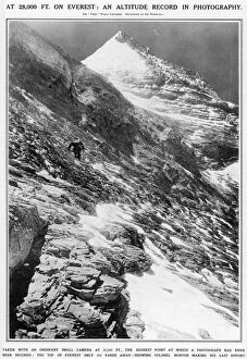 1924 Gallery: Colonel Norton, at 28, 000 ft, on Everest, 1924