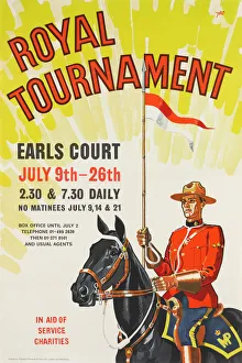 Tournament Gallery: Colour photolithograph recruiting poster after TEC, 1965