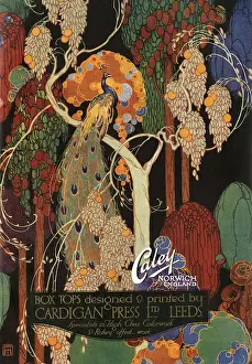 Prints of A colourful artwork promoting the confectioners A. J. Caley Limited, Norwich, England Norwich Prints: Colourful Artwork Print of A. J. Caley Limited, Norwich