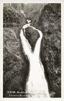 Necktie Gallery: Columbia River Highway, Oregon, USA - Wahkeena Falls