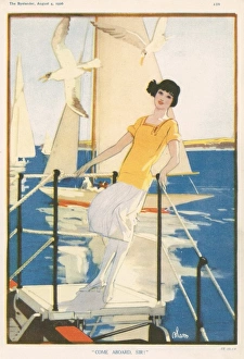 Come Aboard, Sir! by Edmund Blampied Come Aboard, Sir! by Edmund Blampied