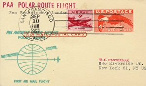 Commemorative postcard with stamps Commemorative postcard with stamps