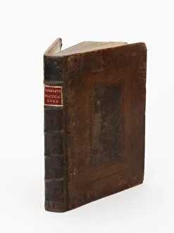 <b class=qtipBold><figcaption>The Complete Practical Cook</figcaption></b><br>'Book, The Complete Practical Cook; Or, A New System Of the Whole Art and Mystery of Cookery, by Charles Carter, London: printed for W. Meadows, in Cornhill; C. Rivington, in St Paul's Church-Yard; and R. Hett in the Poultry, 1730. The book is a quarto voulme with 60 copper plates of table layout diagrams, recased in its original panelled, blind tooled calf boards. The front end paper is inscribed 'Worthington / Cowley House'. 26 x 20.5 cm.' Date:<br><em>© The Geffrye Museum of the Home / Mary Evans Picture Library</em> The Complete Practical Cook