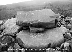 Cairn Gallery: Concentric Circle and Spiral on Carnamore Cairn