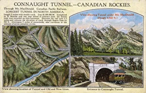 Connaught Tunnel, Canadian Rockies, Canada Connaught Tunnel, Canadian Rockies, Canada