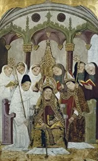 Arte Gallery: Consegration of a bishop. Valencian School. 15 century