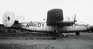 <b class=qtipBold><figcaption>Consolidated B-24D Liberator III / 3</figcaption></b><br>Scottish Airlines Consolidated B-24D Liberator Parked Ex 41-1087 Date: 1940s<br><em>© aviation-images.com / Mary Evans Picture Library</em> Consolidated B-24D Liberator III / 3
