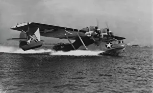 Consolidated PBY-5 seen clad in drab 1942 livery Catali Consolidated PBY-5 seen clad in drab 1942 livery Catali