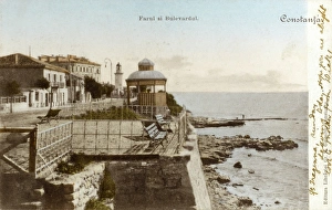 Constanta - Romania - Avenue and Lighthouse Constanta - Romania - Avenue and Lighthouse