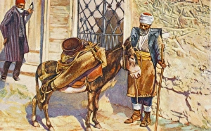 Constantinople - Water Carrier with donkey Constantinople - Water Carrier with donkey