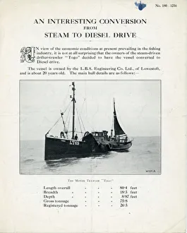 Converting from marine steam to diesel drive Converting from marine steam to diesel drive