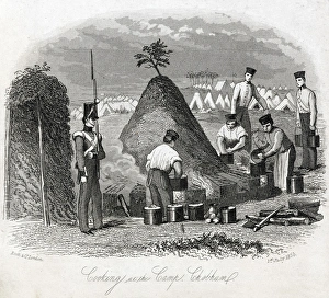 Cooking at the Camp. Chobham, 1853 (c) Cooking at the Camp. Chobham, 1853 (c)