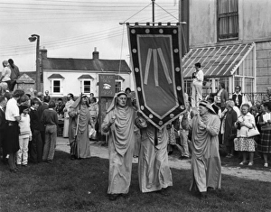 Cornish Gorsedd procession, St Just, Cornwall Cornish Gorsedd procession, St Just, Cornwall