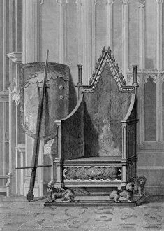 London Collection: Coronation Chair, Westminster Abbey