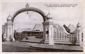 Coronation Delhi Durbar - Bahawalpur Camp Entrance