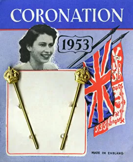 Accessories Gallery: Coronation hair clips, 1953