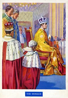 Majesty Gallery: The Coronation of King George VI - The Homage