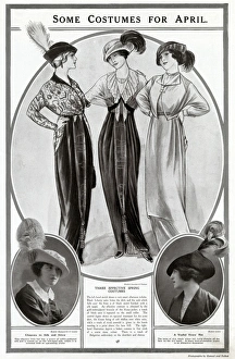 Costume for April 1913 Costume for April 1913