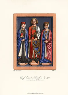 Costumes of Count Ernst IV von Gleichen and his wives Costumes of Count Ernst IV von Gleichen and his wives