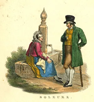 Costumes of Europe, Soleure, Switzerland Costumes of Europe, Soleure, Switzerland