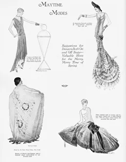 Four costumes representing Maytime Modes. Suggestions Four costumes representing Maytime Modes. Suggestions