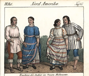 Costumes of the Tarascan people of Michoacan, Mexico Costumes of the Tarascan people of Michoacan, Mexico