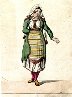 Costumes of the World - Woman of Croatia Costumes of the World - Woman of Croatia