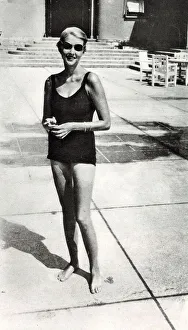 Countess Haugwitz-Reventlow at Monte Carlo Beach pool Countess Haugwitz-Reventlow at Monte Carlo Beach pool