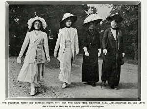 Countess Nada and Zia Torby & their mother Countess Nada and Zia Torby & their mother