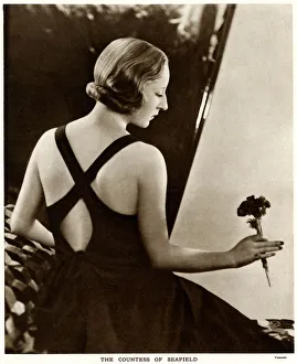 The Countess of Seafield by Madame Yevonde The Countess of Seafield by Madame Yevonde
