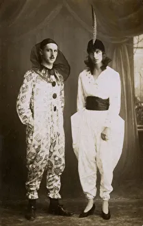 Couple in fancy dress, 1922 Couple in fancy dress, 1922