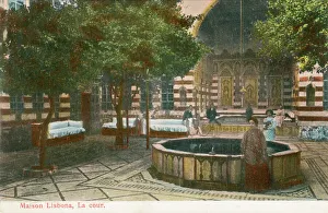 Court of Maison Lisbona in Damascus, Syria Court of Maison Lisbona in Damascus, Syria