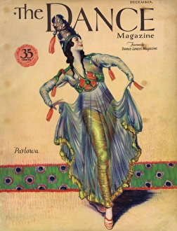 Cover of Dance Magazine December 1925 Cover of Dance Magazine December 1925