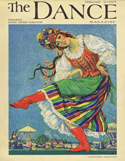 Cover of Dance Magazine February 1926 Cover of Dance Magazine February 1926