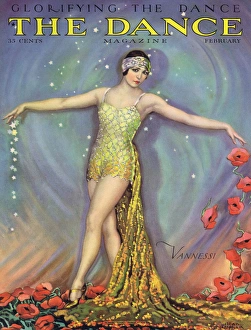 Cover of Dance Magazine February 1928 Cover of Dance Magazine February 1928