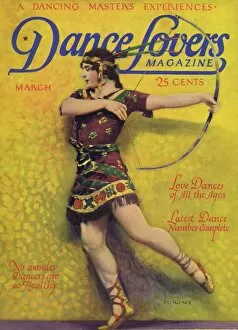 Images Dated 19th October 2014: Cover of Dance Magazine, January 1927