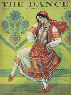Cover of Dance Magazine January 1927 Cover of Dance Magazine January 1927