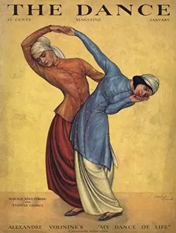 Images Dated 20th June 2011: Cover of Dance magazine, January 1930