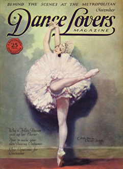 Images Dated 19th October 2014: Cover of Dance Magazine, March 1924